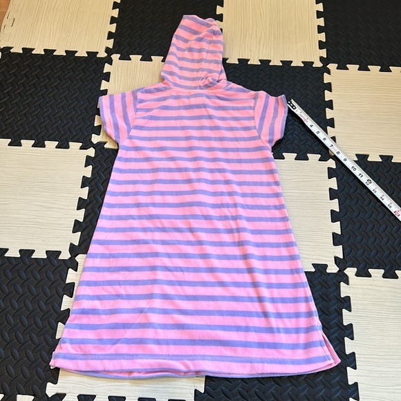Disney striped princess Swim Cover Up Hooded size kids, medium Terry Cloth Beach - Picture 7 of 7